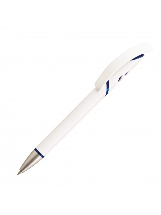 Plastic Printed logo Pen A-Starco Metallic  Retractable Penswith ink colour Blue/Black Refill